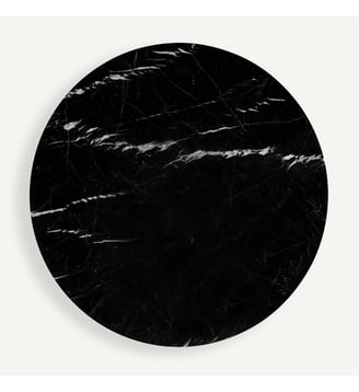 Plateau de table marbre diamètre 120 cm - AM.PM - Noir