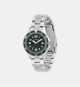 Montre Charlie Vert XE4554AV\2 - Louis Pion - Argenté