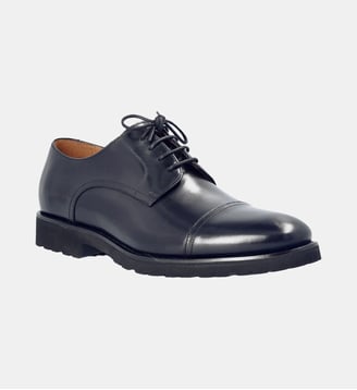 Derby patroclo - cuir lisse - Colisée Paris - Noir