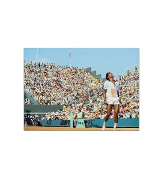 Yannick Noah - Couleur - 1521cm - Roland-Garros - Multicolore