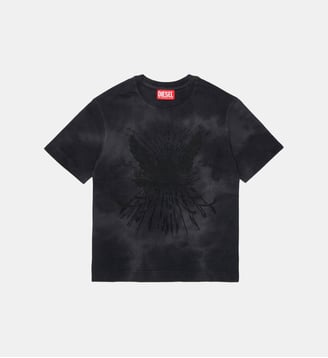 T-shirt avec logo - Diesel Kids - Noir
