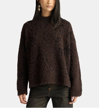 Stella pull en jacquard - Momonì - Cuivre