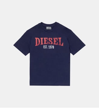 T-shirt avec logo - Diesel Kids - Bleu
