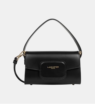 Mini sac trotteur Paris PAD en cuir - Lancaster - Noir
