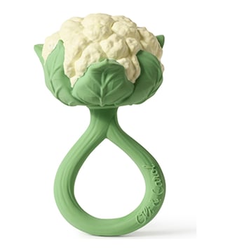 Hochet anneau de dentition - Oli & Carol - Vert