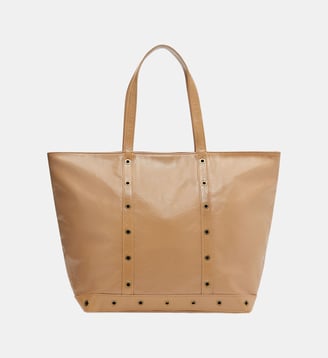 Cabas L Zippé En Cuir - Vanessa Bruno - Macadamia