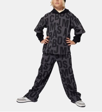 Sweat à capuche - Marc Jacobs Kids - Gris souris