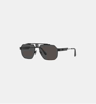 Lunettes de soleil Pilote DG2294 - Dolce & Gabbana - Noir