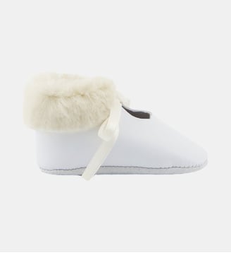 Chaussures -  cuir imitation fourrure - Tartine Et Chocolat - Ecru
