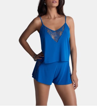Top à fines bretelles Sky blue Lazy Days - Aubade - Bleu
