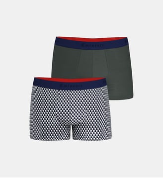 Boxers, lot de 2, FAIT EN FRANCE - Eminence - Gris vert