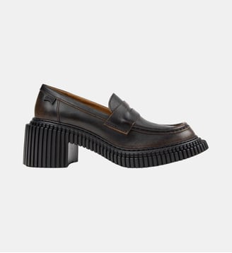 Mocassins Pix London cuir - Camper - Noir marron