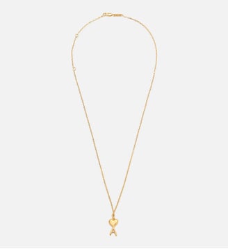 Collier unisexe en laiton Ami de Coeur martelé - AMI Paris - Or
