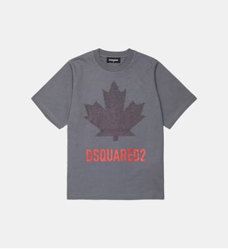 T-shirt avec logo - Dsquared2 - Gris anthracite