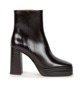 Bottines à Talons Adèle Cuir - Bobbies - Marron