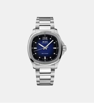 Montre automatique Multifort Bleu foncé M0495261104100 - Mido - Argenté