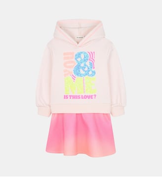 Combinaison bi-matériau - Billieblush - Rose courage