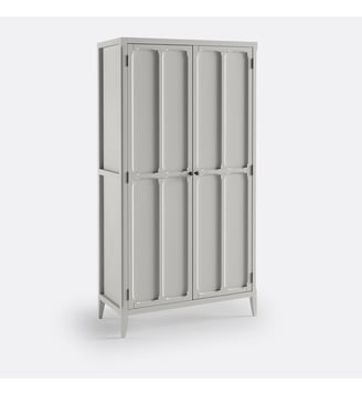 Armoire penderie 2 portes - La Redoute Interieurs - Gris clair