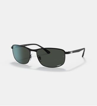 Lunettes de soleil Pillow RB3671CH RB3671 Polarized+ Lenses - Ray Ban - Noir