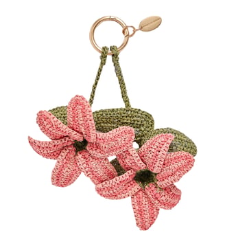 Charms Lys en Raphia orange - Vanessa Bruno - Rose