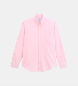 Chemise manches longues Oxford sangle SB - Serge Blanco - Rose