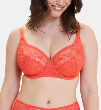 Soutien-gorge Suzie - Sans Complexe - Orange corail