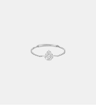 Bague Chaîne Poire Magic Touch - Djula - Or blanc