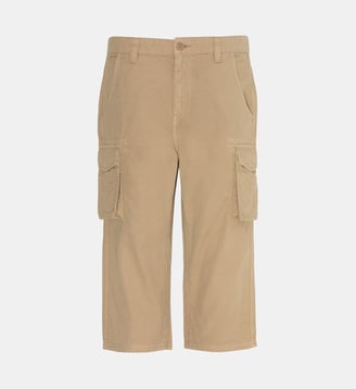 Pantacourt cargo multipoches - Schott - Beige