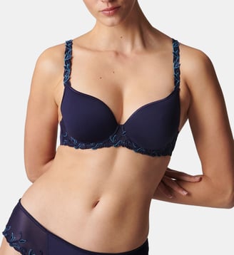 Soutien-gorge spacer décolleté plongeant - Minuit - Simone Pérèle - Bleu