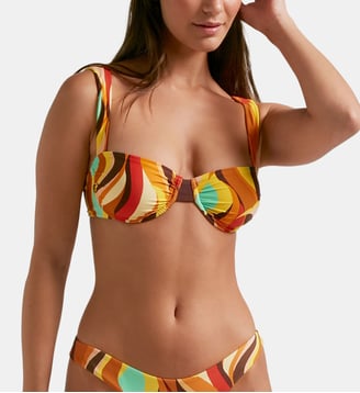 Haut de bikini balconnet Fuego - Robin Collection - Multicolore