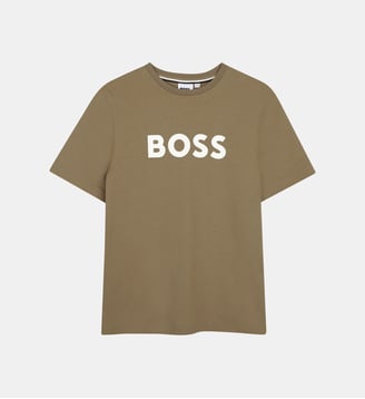 Tee-shirt manches courtes - BOSS Kidswear - Dark taupe