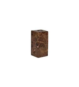 Bougeoir en marbre décoratif - OYOY - Marron