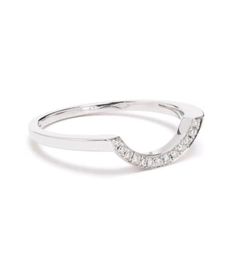 Bague Intrépide grand arc pavée Loyal.e Paris
