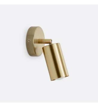 Applique spot orientable en métal fer - La Redoute Interieurs - Laiton