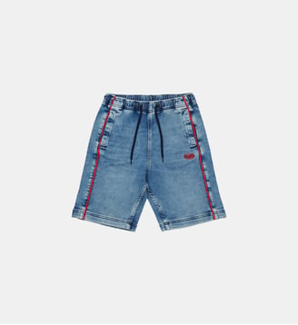 Shorts JoggJeans® en denim avec logo - Axor - Diesel Kids - Denim bleu