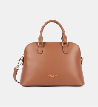 Sac demi lune Sierra Jia en cuir - Lancaster - Camel