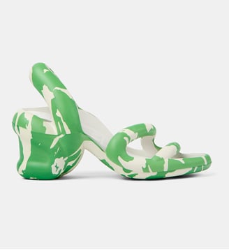 Sandales Kobarah - Camper - Blanc et vert