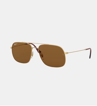 Lunettes de soleil Carré RB3595 Andrea - Ray Ban - Or
