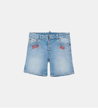 Short en denim bleu clair - Dsquared2 - Denim bleu