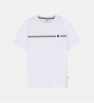 Tee-shirt manches courtes - BOSS Kidswear - Blanc