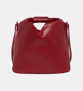 Sac Crossbody Japanese Bag en tissu enduit - MM6 Maison Margiela - Bordeaux