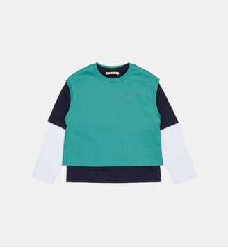 T-shirt manches longues avec logo Marni