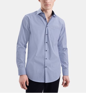 Chemise d'affaires 1/1 Regular Col Kent - Seidensticker - Bleu
