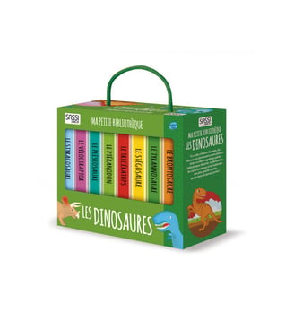 MA PETITE BIBLIOTHEQUE- LES DINOSAURES - Sassi - Multicolore