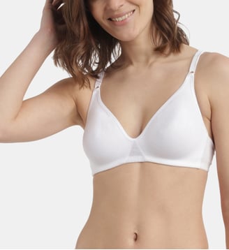 Soutien-gorge triangle sans armatures Daily Coton - Dim - Blanc