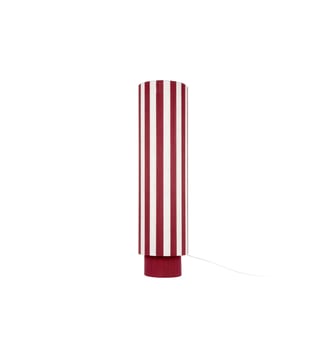 Lampadaire Vienna Stripes - Bordeaux - 28x28x106cm - Leitmotiv - Rouge bordeaux