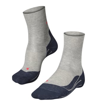 Chaussettes RU4 Endurance Coton - Falke - Gris clair