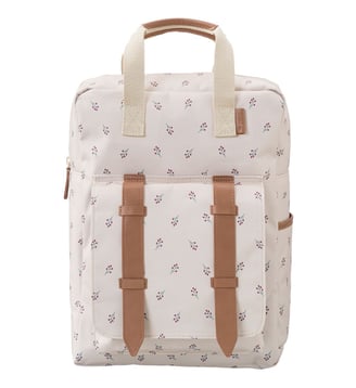 Sac à dos large Berries déperlant - Fresk - Beige et marron