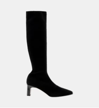 Yuma - Bottes En Cuir Veau Stretch Noir - Parallèle - Noir