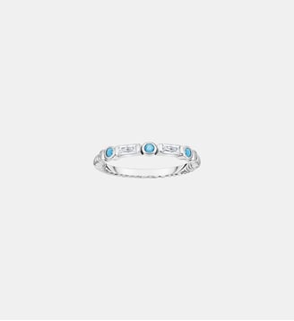 Bague ruban avec pierres turquoises Thomas Sabo